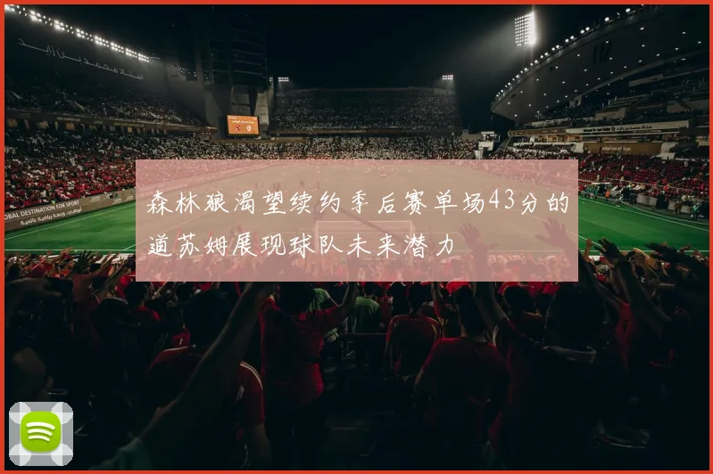 森林狼渴望续约季后赛单场43分的道苏姆展现球队未来潜力